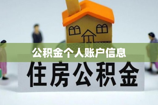 龙岩公积金个人账户信息