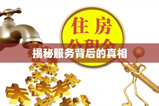 龙岩揭秘服务背后的真相