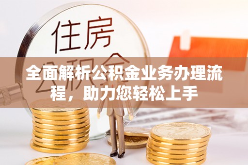 龙岩全面解析公积金业务办理流程，助力您轻松上手