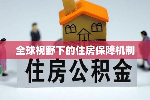 龙岩全球视野下的住房保障机制
