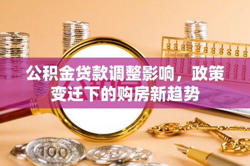 龙岩公积金贷款调整影响，政策变迁下的购房新趋势