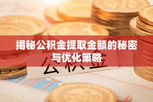 龙岩揭秘公积金提取金额的秘密与优化策略