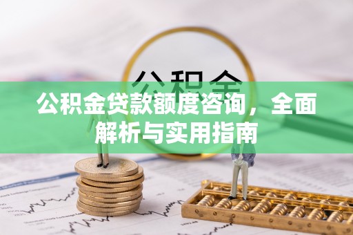 龙岩公积金贷款额度咨询，全面解析与实用指南