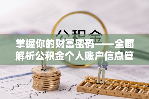 龙岩掌握你的财富密码——全面解析公积金个人账户信息管理与优化
