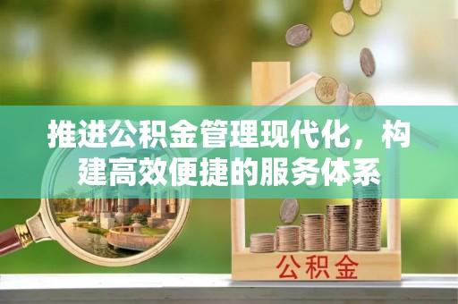 龙岩推进公积金管理现代化，构建高效便捷的服务体系