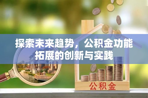 龙岩探索未来趋势，公积金功能拓展的创新与实践