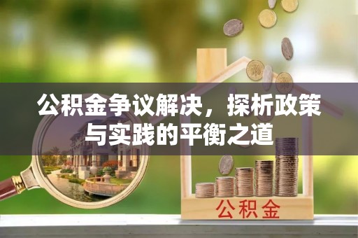 龙岩公积金争议解决，探析政策与实践的平衡之道
