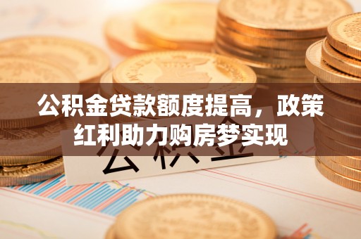 龙岩公积金贷款额度提高，政策红利助力购房梦实现