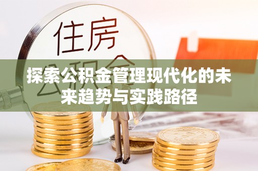 龙岩探索公积金管理现代化的未来趋势与实践路径