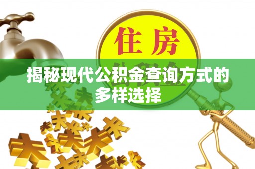 龙岩揭秘现代公积金查询方式的多样选择