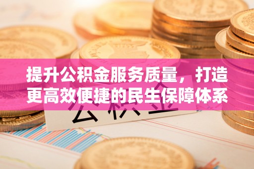 龙岩提升公积金服务质量，打造更高效便捷的民生保障体系