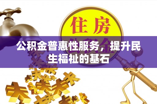 龙岩公积金普惠性服务，提升民生福祉的基石