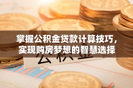 龙岩掌握公积金贷款计算技巧，实现购房梦想的智慧选择