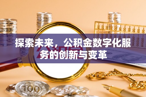 龙岩探索未来，公积金数字化服务的创新与变革