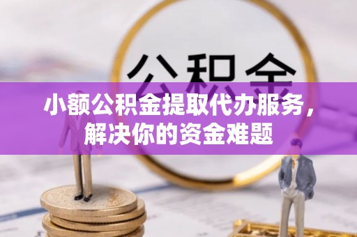 龙岩小额公积金提取代办服务，解决你的资金难题