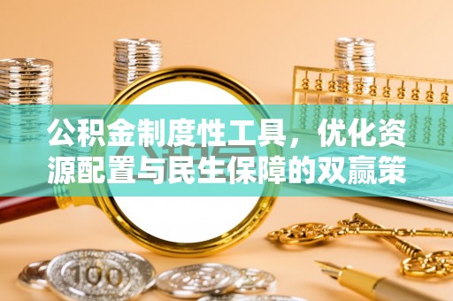 龙岩公积金制度性工具，优化资源配置与民生保障的双赢策略